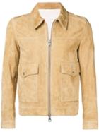 Ami Paris Zipped Suede Kacket - Neutrals