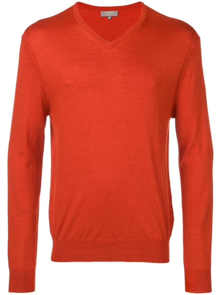 N.peal The Conduit Fine Gauge Jumper - Orange