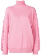 Barrie Troisieme Dimension Cashmere Turtleneck Pullover - Pink &