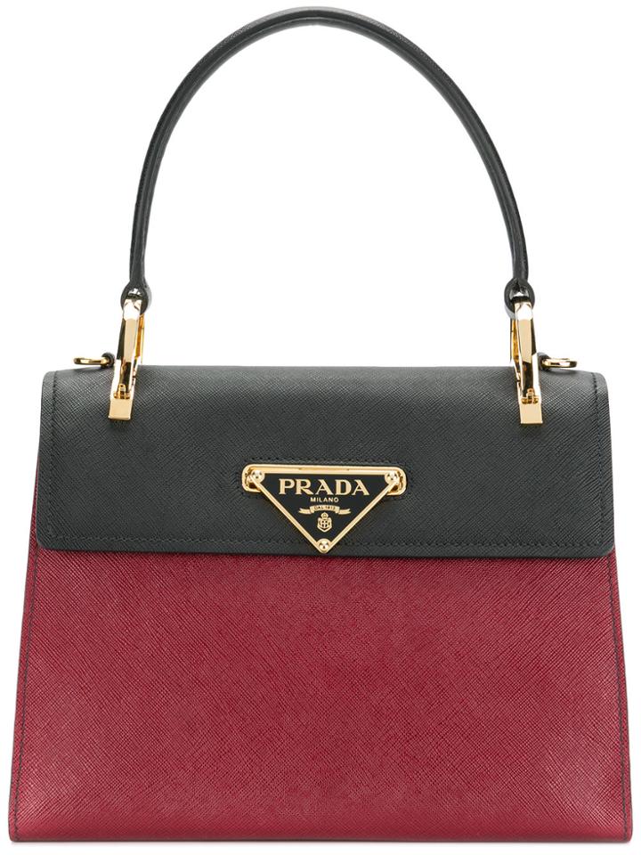 Prada Paradigm Tote - Red