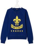 Dsquared2 Kids Twin Scouts Sweatshirt - Blue