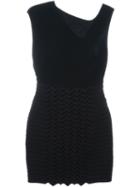Jay Ahr Origami Panel Dress, Women's, Size: 38, Black, Polyester/spandex/elastane/silk