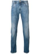 Pt05 Faded Slim Trousers - Blue