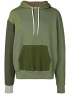 John Elliott Panelled Sweatshirt - Green