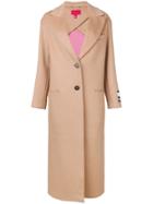 Hilfiger Collection Oversized Single-breasted Coat - Neutrals