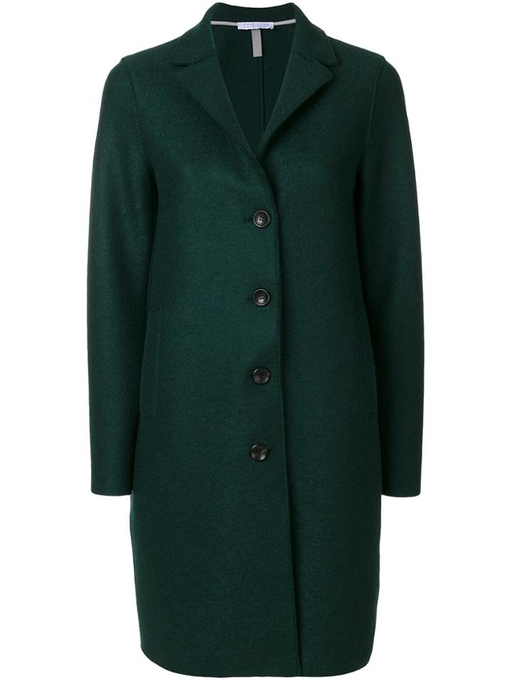 Harris Wharf London Classic Coat - Green