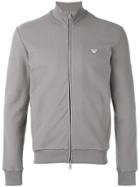 Armani Jeans Zipped Sweatshirt - Grey