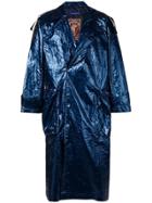 A.a. Spectrum Wrinkled Trench Coat - Blue