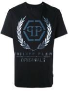 Classic Foil Logo T-shirt - Men - Cotton - Xxxl, Black, Cotton, Philipp Plein