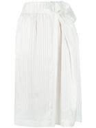 Stella Mccartney Textured Over-the-knee Skirt - Neutrals