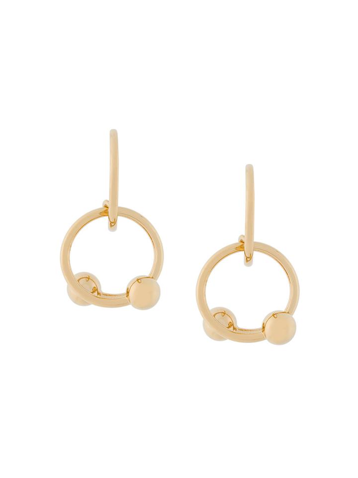 Jw Anderson Double Ball Earrings - Metallic