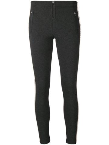 Pinko C-clique Zip Tape Leggings - Grey