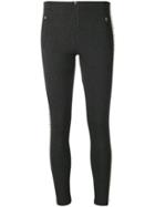 Pinko C-clique Zip Tape Leggings - Grey
