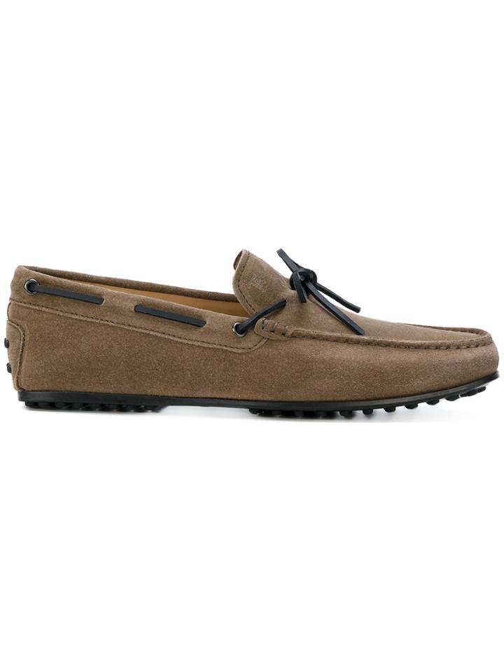 Tod's City Gommino Driving Shoes - Brown