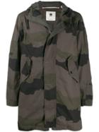 G-star Raw Research Camouflage Print Hooded Parka - Green