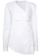 Dion Lee Axis Folded Shirt, Women's, Size: 8, White, Cotton