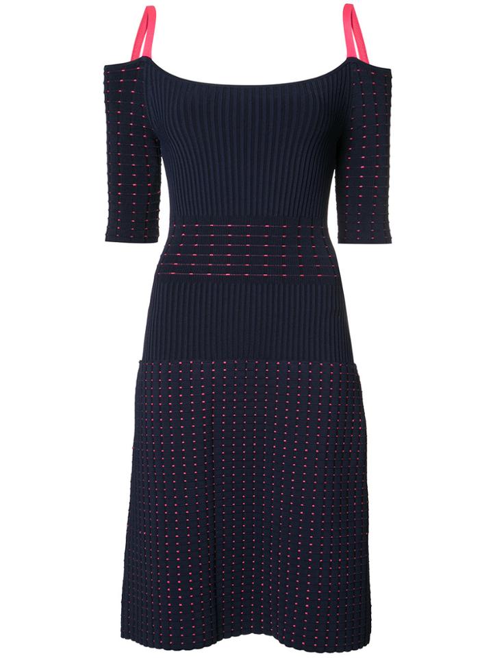 Jason Wu Ribbed Knit Dress - Blue