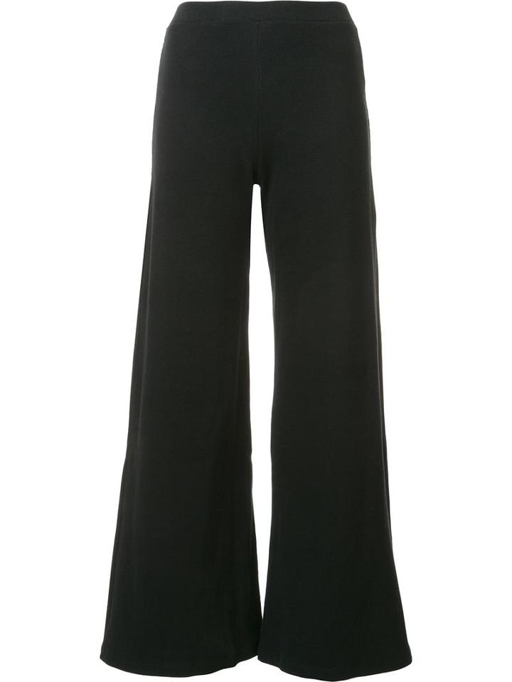 Simon Miller Flared Trousers, Women's, Size: 0, Black, Cotton/spandex/elastane