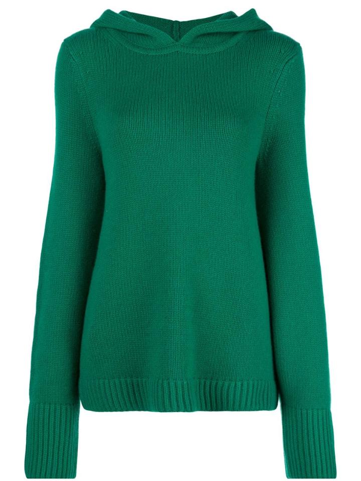 Khaite Hooded Jumper - Green