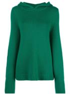 Khaite Hooded Jumper - Green