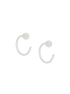 Astley Clarke Ezra Stud Hoop Earrings - White