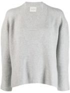 Le Kasha Moscow Boxy Fit Jumper - Grey