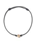 Shamballa Jewels 18kt Yellow Gold & Diamond Orb Charm Bracelet - Grey