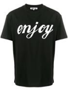 Mcq Alexander Mcqueen Enjoy Print T-shirt - Black