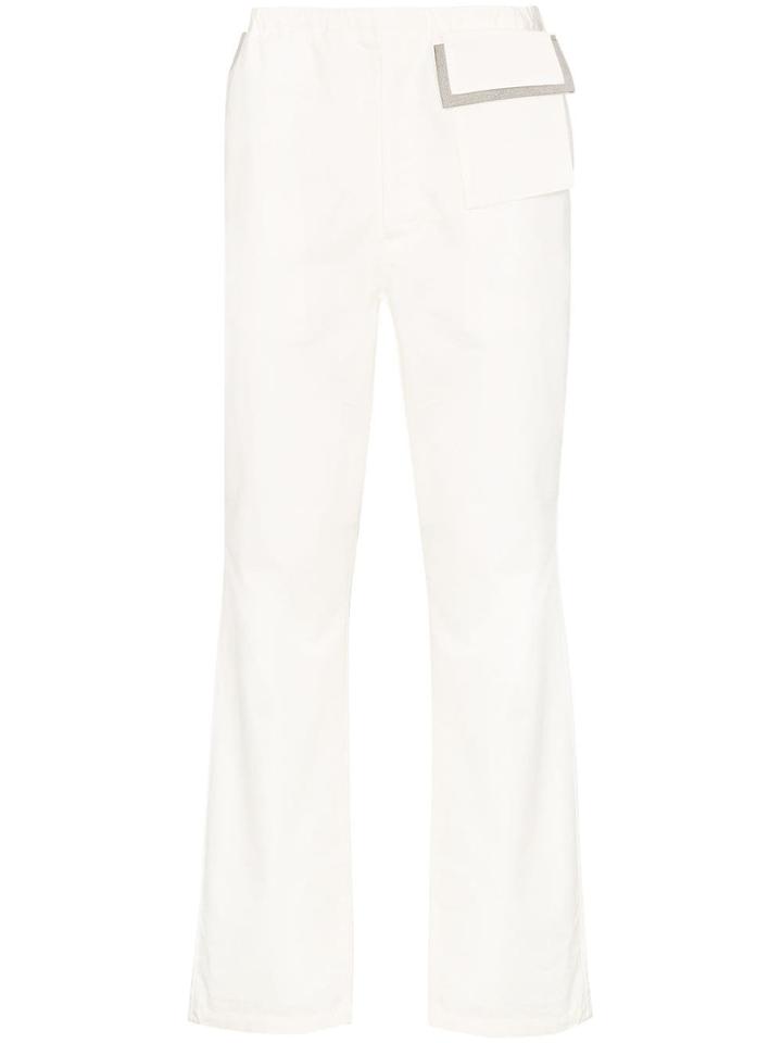 Portvel Straight-leg Trousers - White