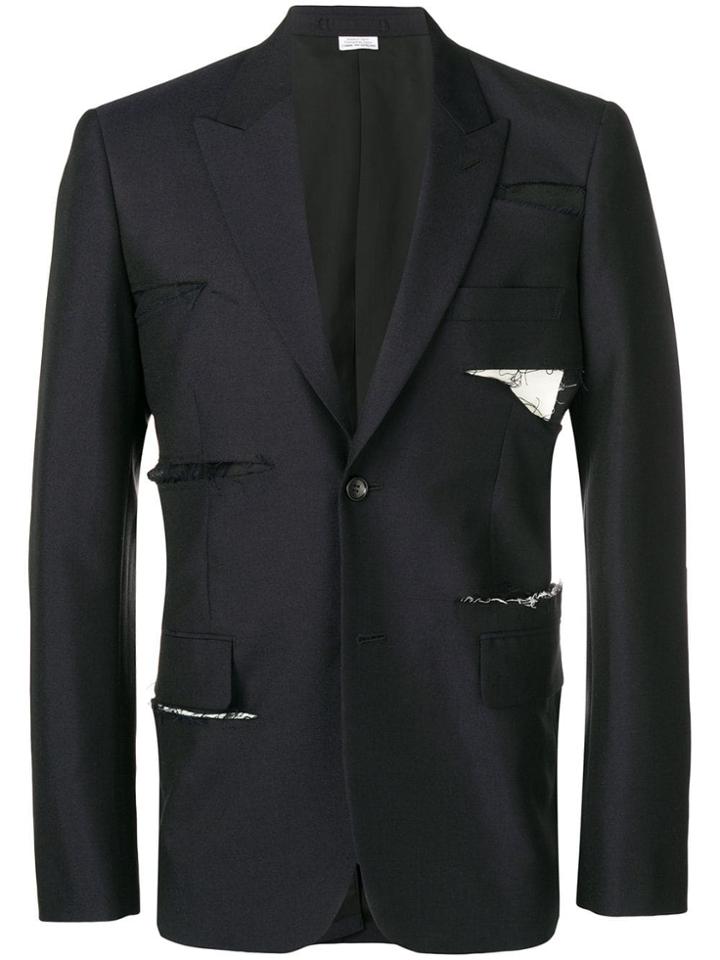 Comme Des Garçons Homme Plus Distressed Jacket - Black