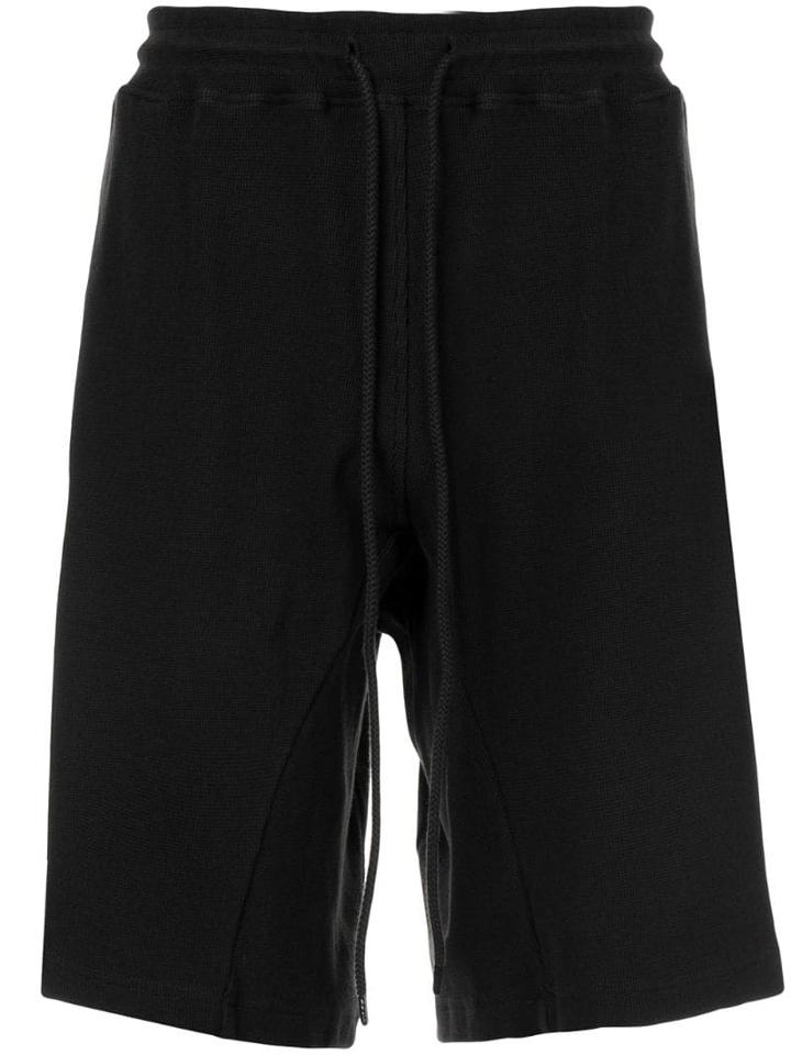 Bassike Mid-rise Track Shorts - Blue