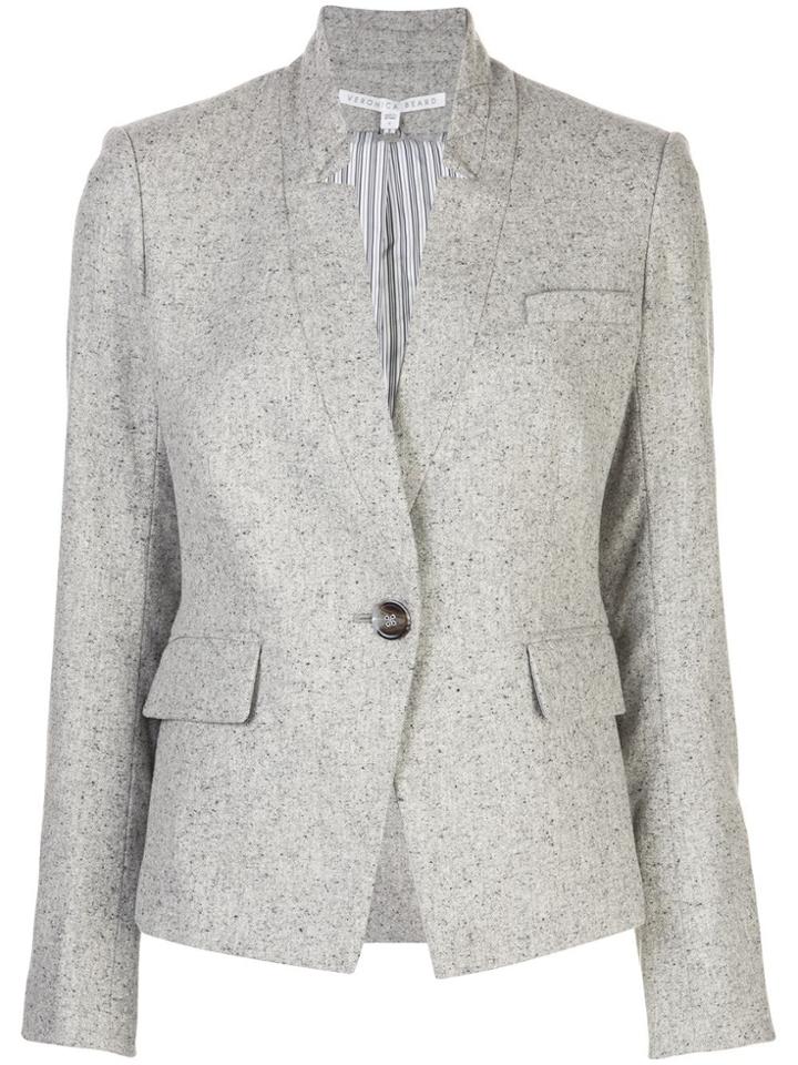 Veronica Beard Farley Dickey Blazer - Grey