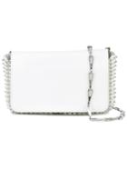 Paco Rabanne - Chain Strap Shoulder Tote - Women - Calf Leather - One Size, White, Calf Leather