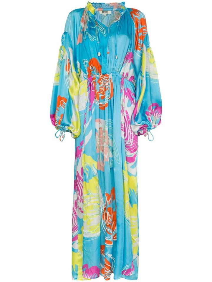 All Things Mochi Mochi Fafia Drs Tie Nk La Maxi - Blue