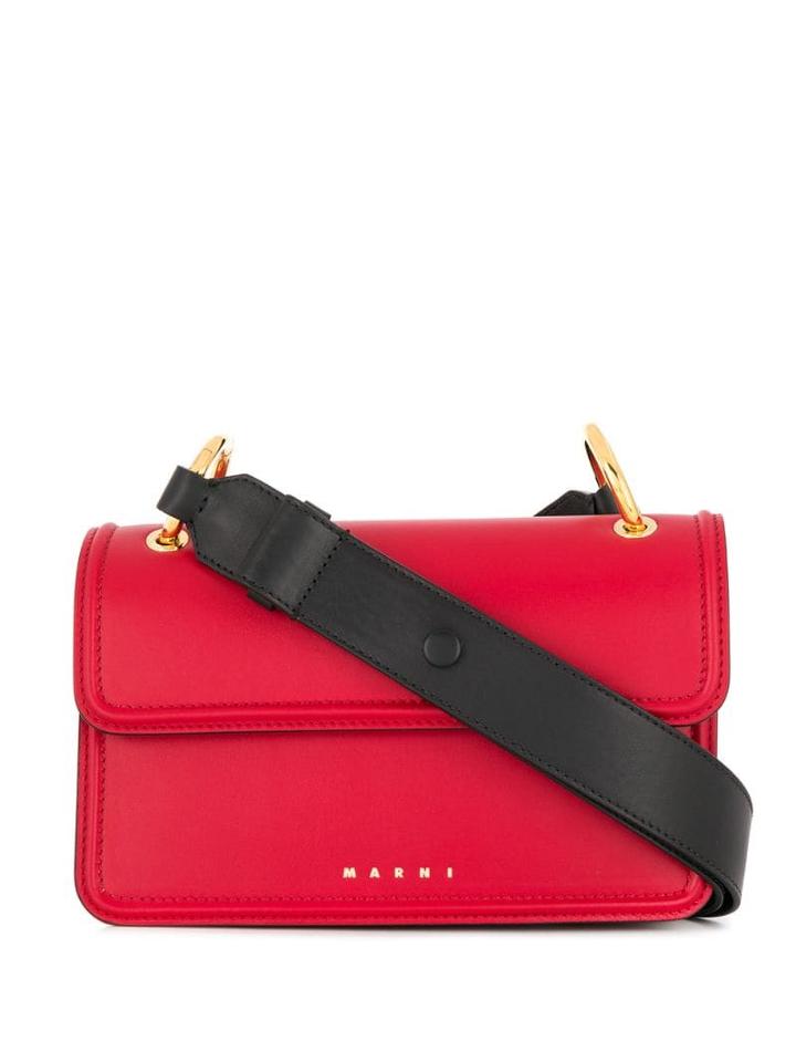 Marni New Beat Shoulder Bag - Red
