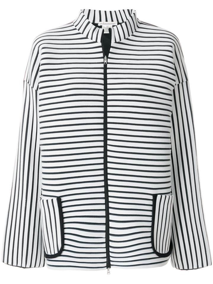 Stefano Mortari Striped Fitted Jacket - White