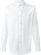 Canali Classic Button Down Shirt, Men's, Size: Medium, White, Cotton