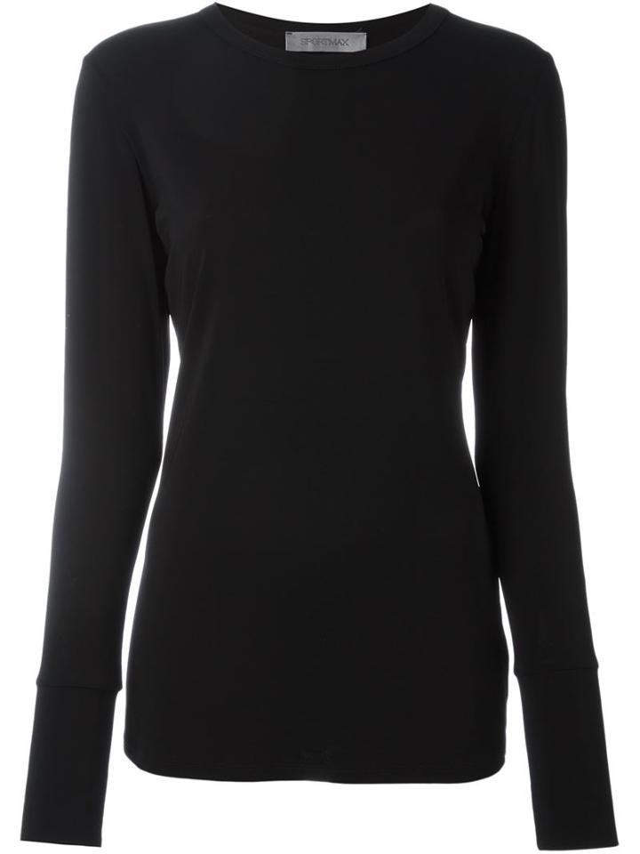 Sportmax 'caccia' Longsleeved T-shirt