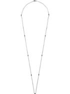 Loquet 14k Black Gold Sapphire Chain - Metallic
