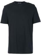 Neil Barrett - Epaulette T-shirt - Men - Cotton - M, Blue, Cotton