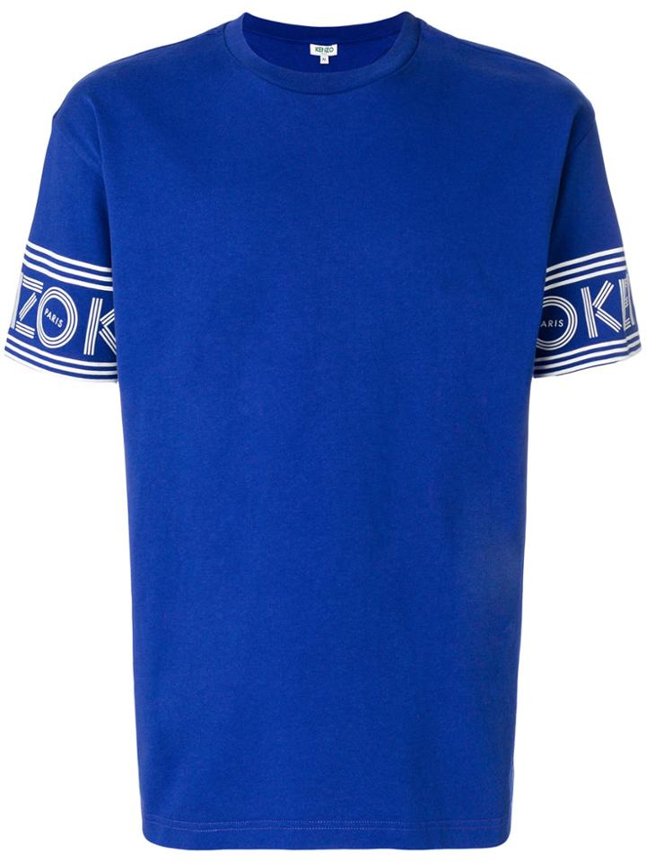 Kenzo Logo Print T-shirt - Blue