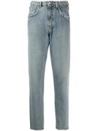 Miu Miu Embellished Slim Jeans - Blue