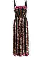 Temperley London Sequin Panel Dress - Black