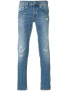 Dondup Ripped Slim-fit Jeans - Blue