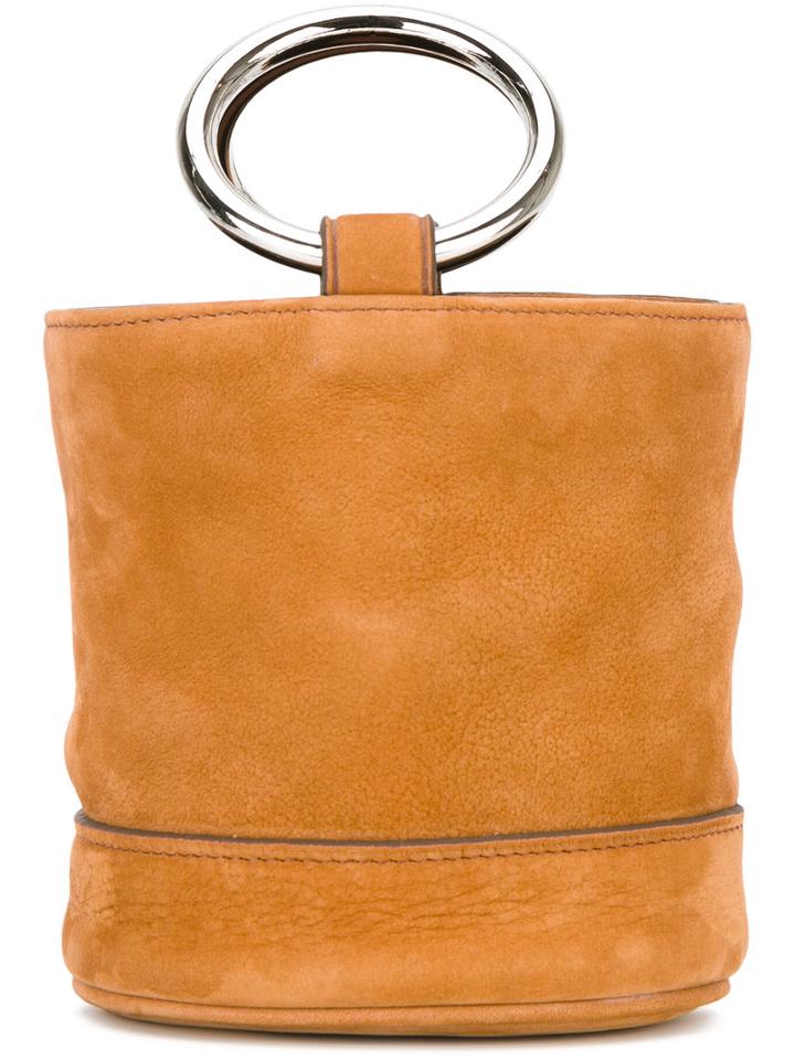 Simon Miller Bangle Handle Tote Bag, Women's, Brown, Leather