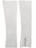 Olsthoorn Vanderwilt Buttoned Fingerless Gloves - Grey