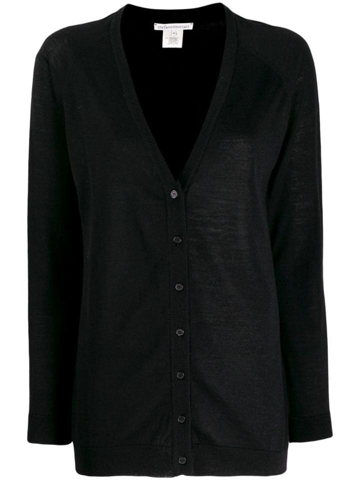 Stefano Mortari Colour Block Cardigan - Black