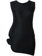 Issey Miyake Cauliflower Pleated Asymmetric Tank