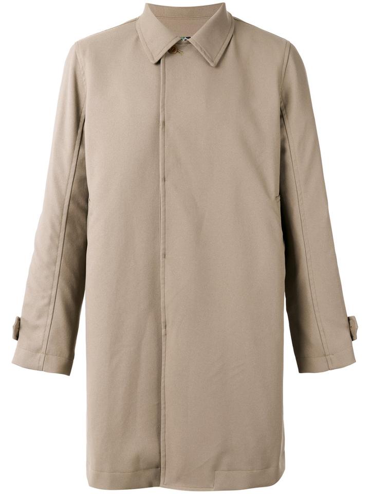 Undercover - Classic Collared Coat - Men - Cotton/polyester - 2, Nude/neutrals, Cotton/polyester