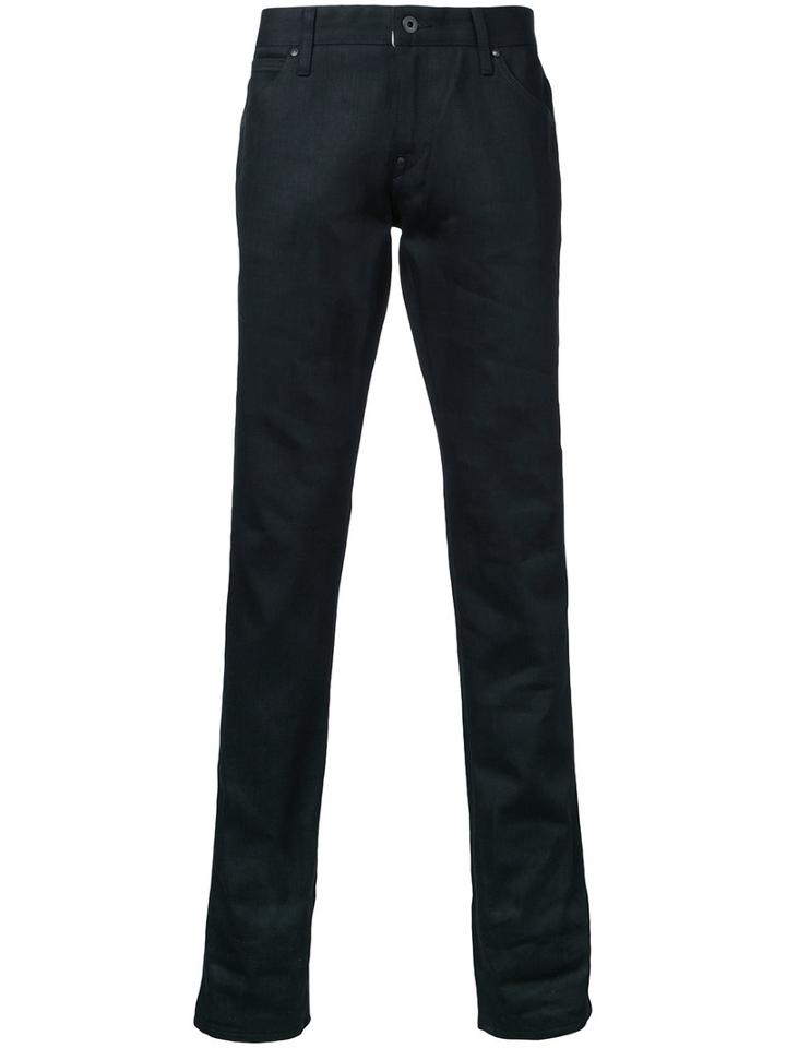 Factotum - Straight Leg Jeans - Men - Cotton/polyurethane - 28, Black, Cotton/polyurethane